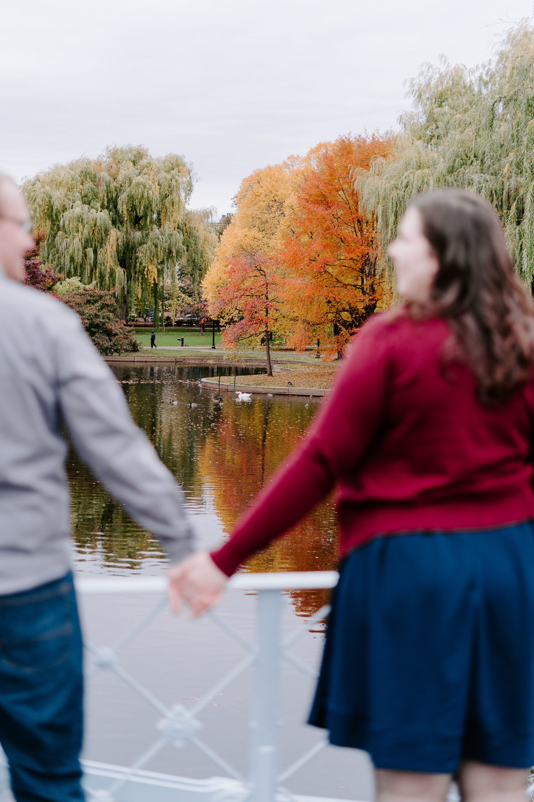 Boston Public Garden Engagement Photos