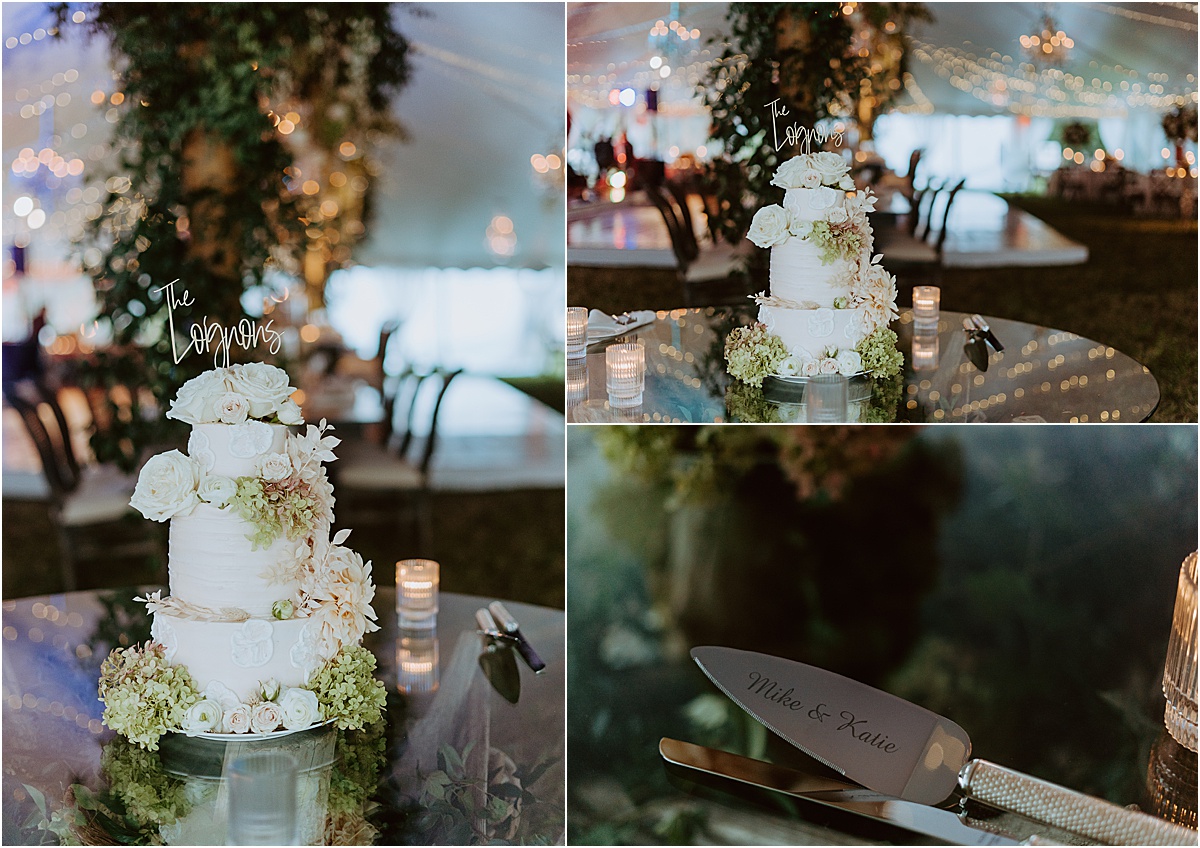 Elegant & Timeless Backyard Wedding Reception Details