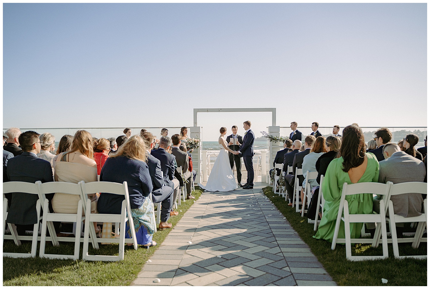 Newport Beach House Wedding Ceremony