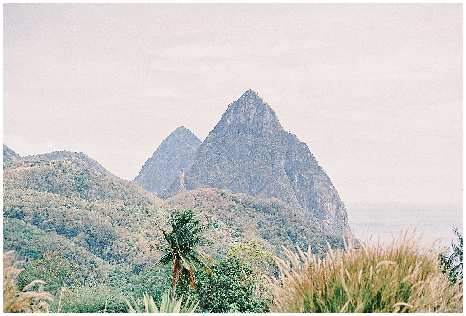The Pitons in St Lucia