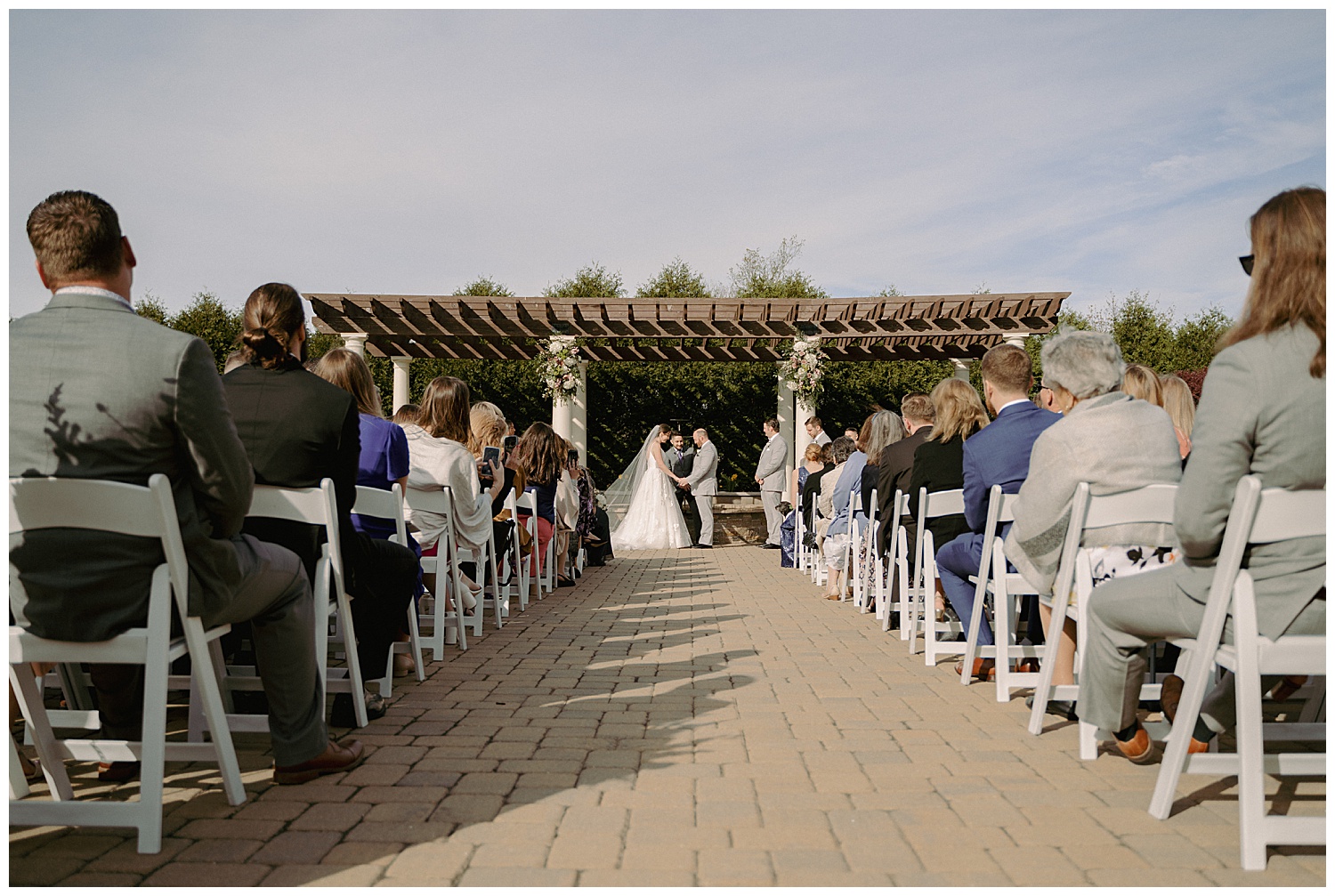 Elegant Wedding Ceremony at Winery in New Hampshire