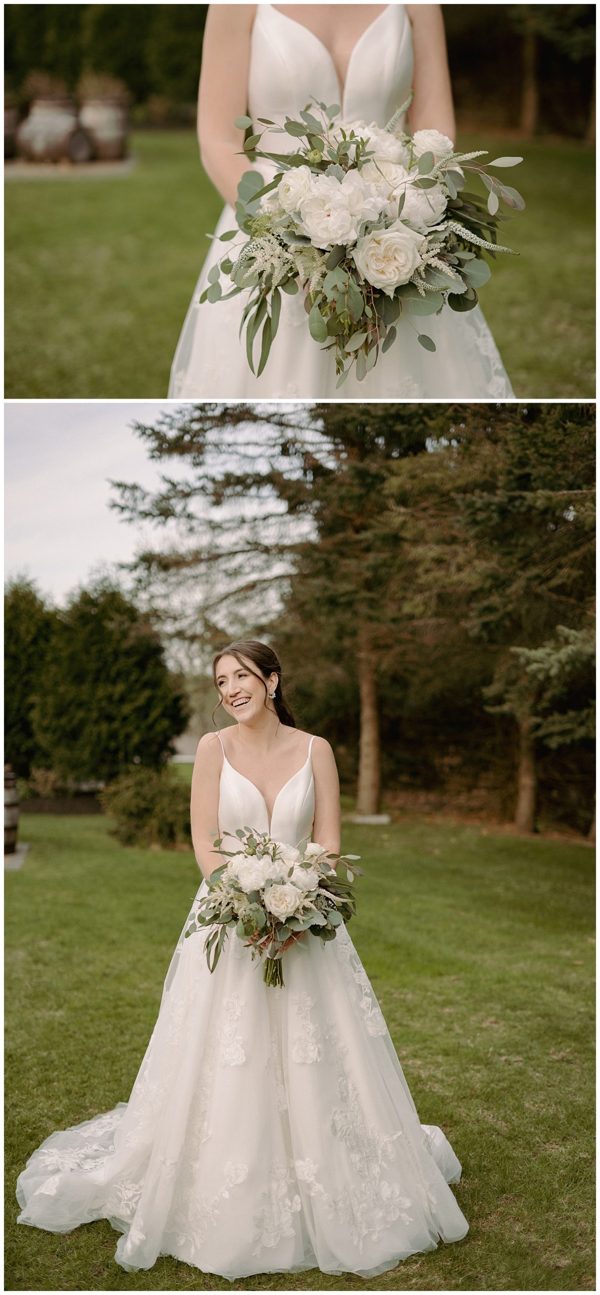 Bridal Portraits with Wedding Bouquet