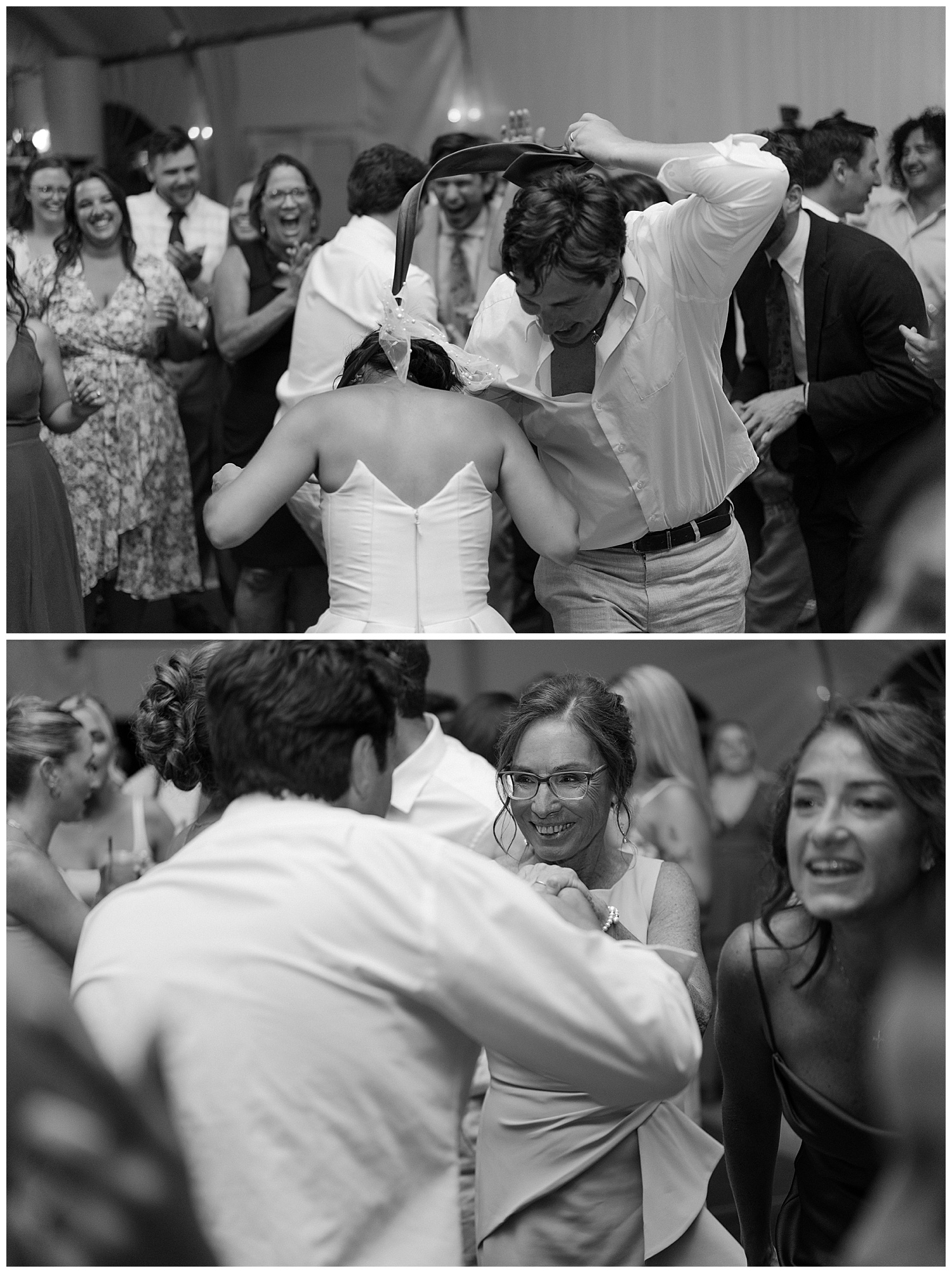 Candid dancing photos from wedding reception